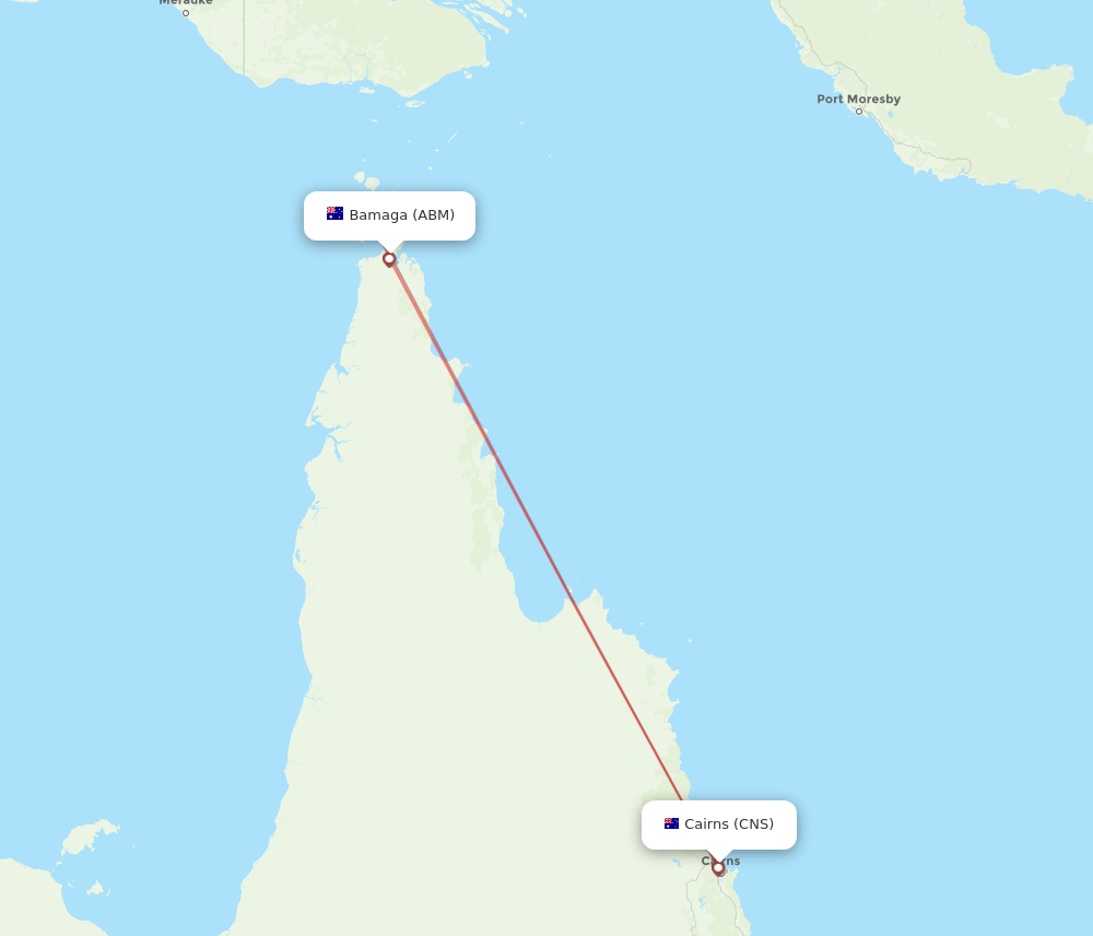 CNS-ABM flight routes