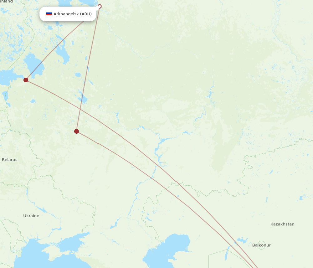 All Flight Routes From Samarkand To Arkhangelsk Skd To Arh Flight Routes