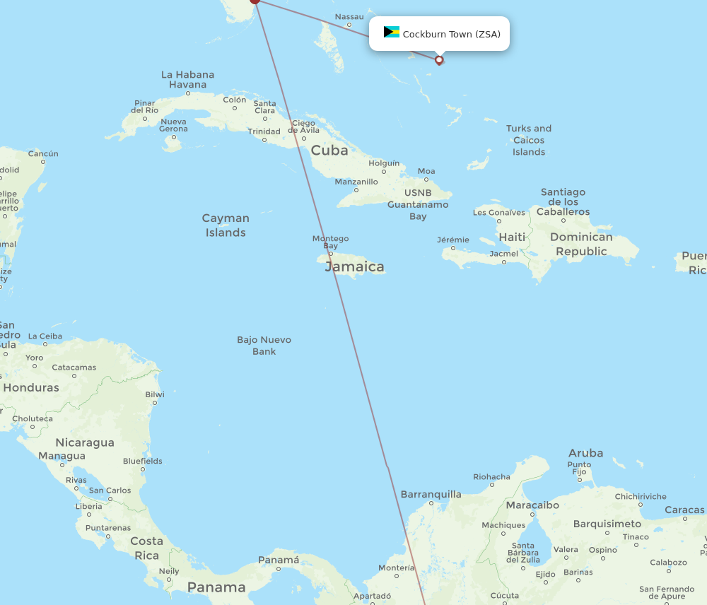 Flights From Bogota To San Salvador BOG To ZSA Flight Routes