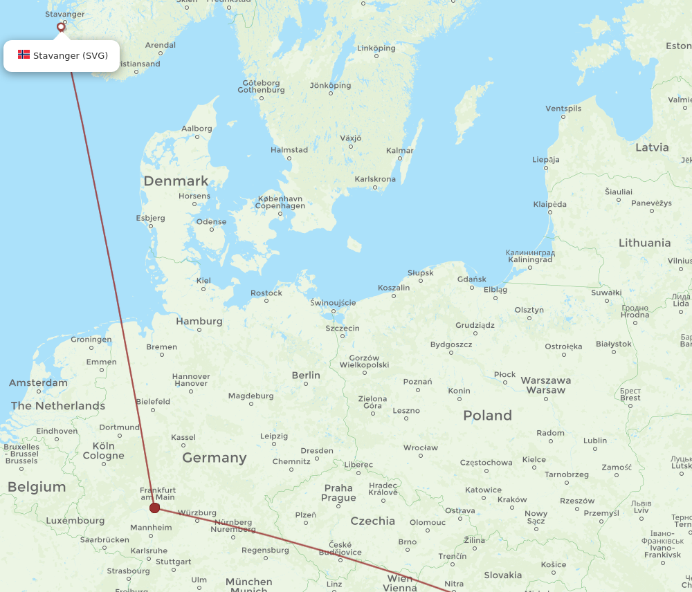 Flights From Cluj Napoca To Stavanger CLJ To SVG Flight Routes