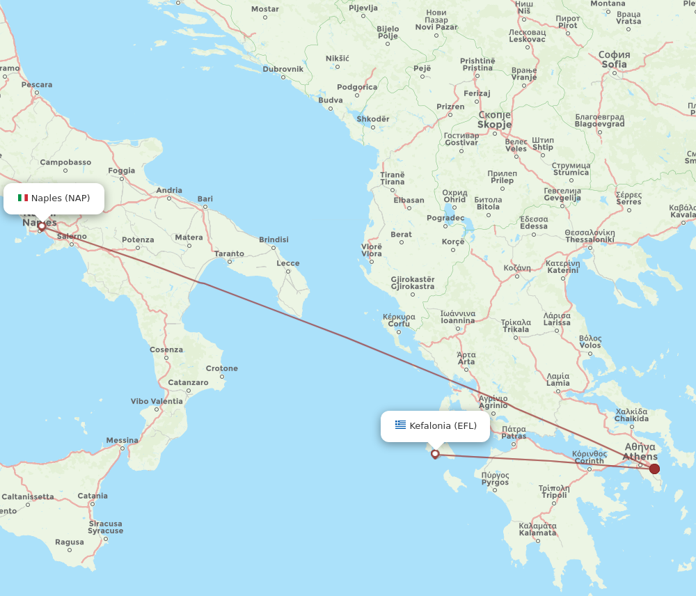 All Flight Routes From Kefallinia To Naples Efl To Nap Flight Routes