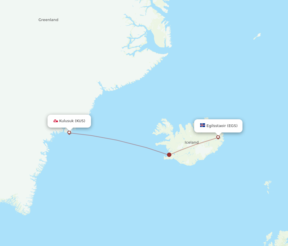 Flights From Egilsstadir To Kulusuk Egs To Kus Flight Routes