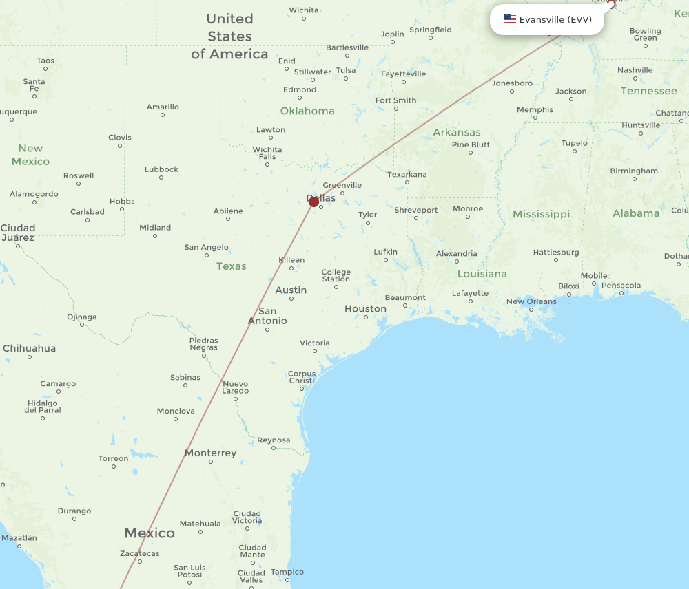 Flights From Evansville To Manzanillo Evv To Zlo Flight Routes