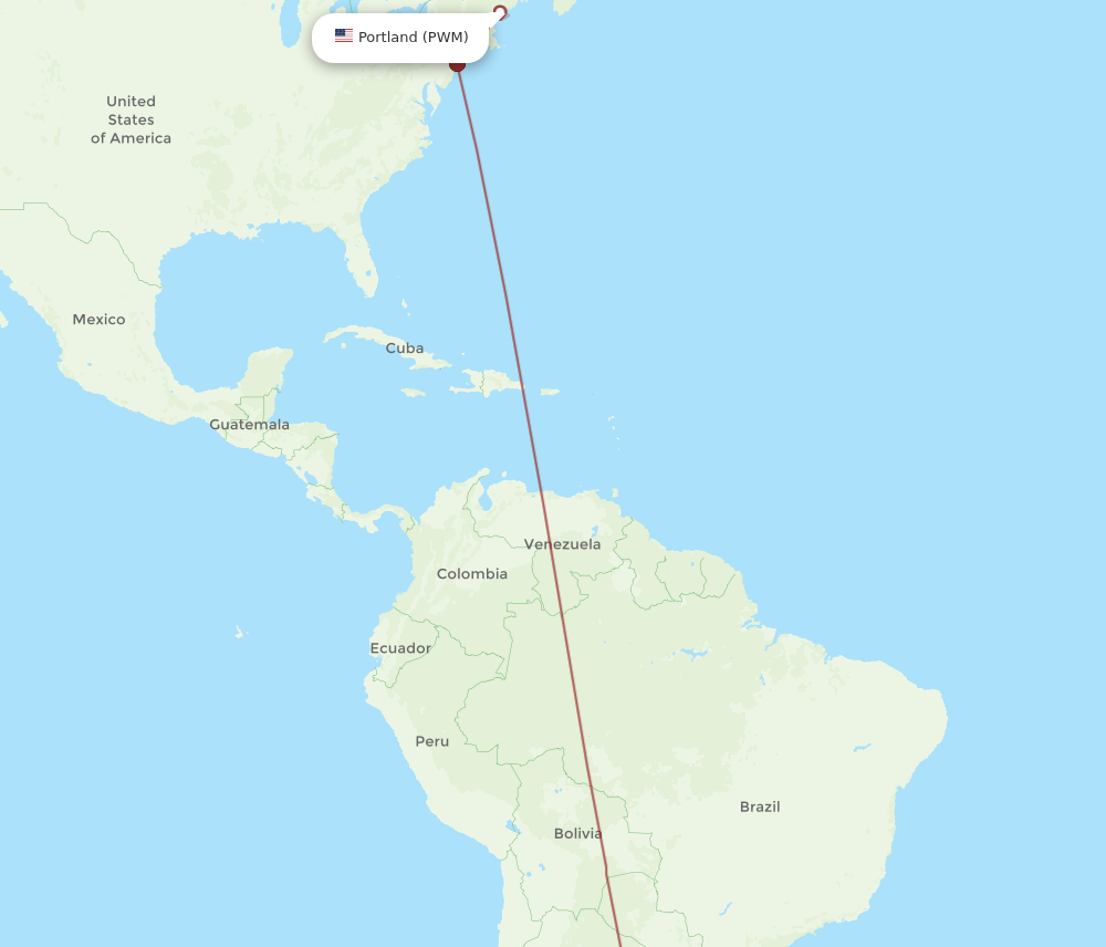 Flights From Buenos Aires To Portland Eze To Pwm Flight Routes