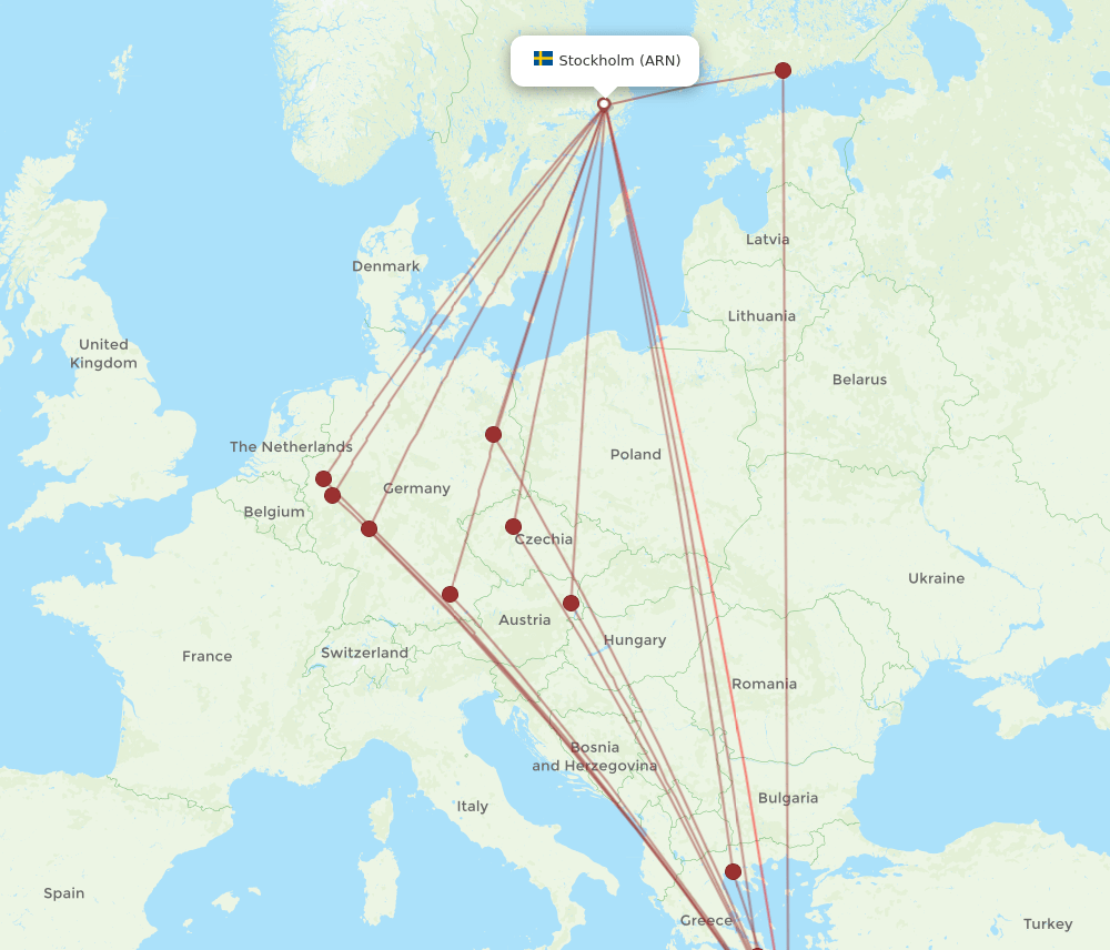 All Flight Routes From Heraklion To Stockholm Her To Arn Flight Routes