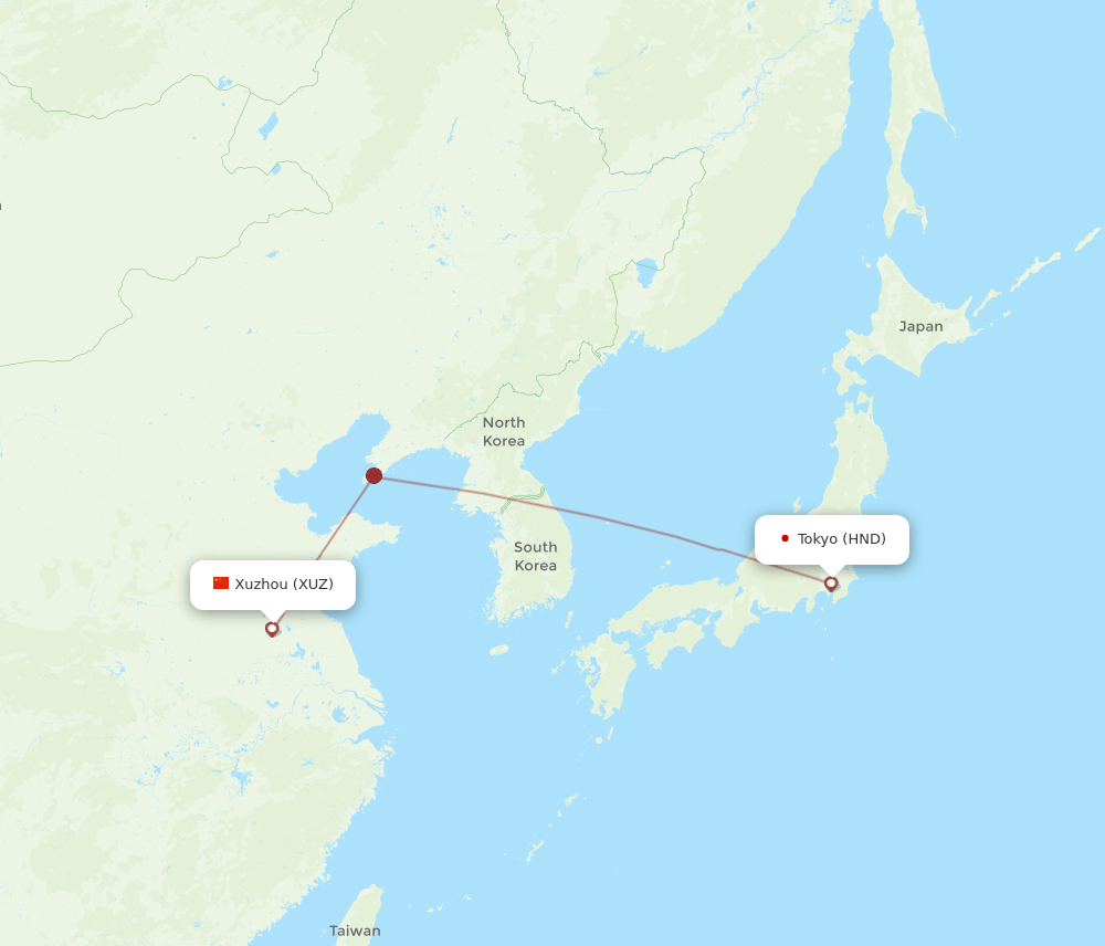 Flights From Xuzhou To Tokyo XUZ To HND Flight Routes