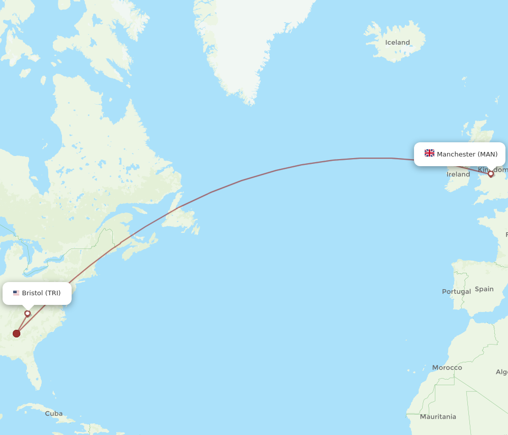 Flights From Bristol Va Johnson City Kingsport To Manchester Tri To