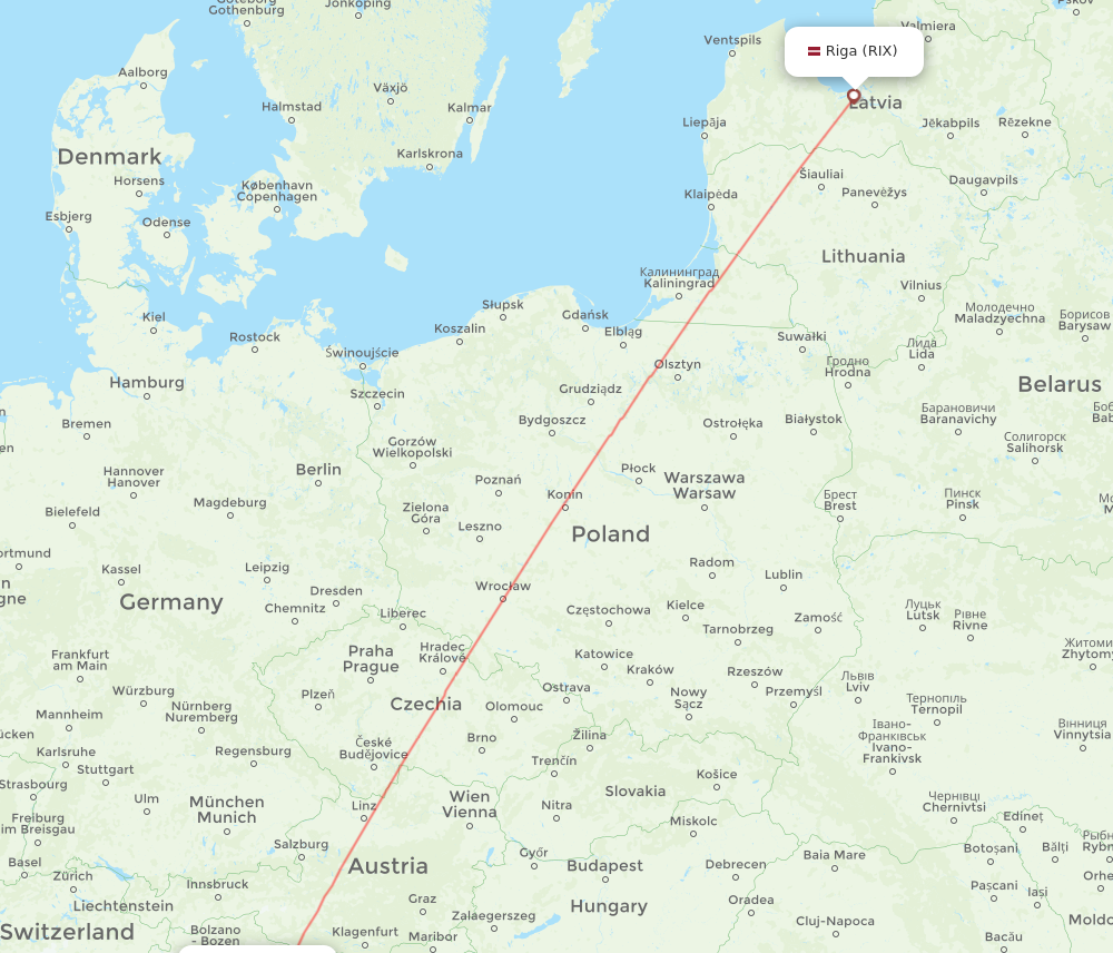 Flights From Venice To Riga Tsf To Rix Flight Routes