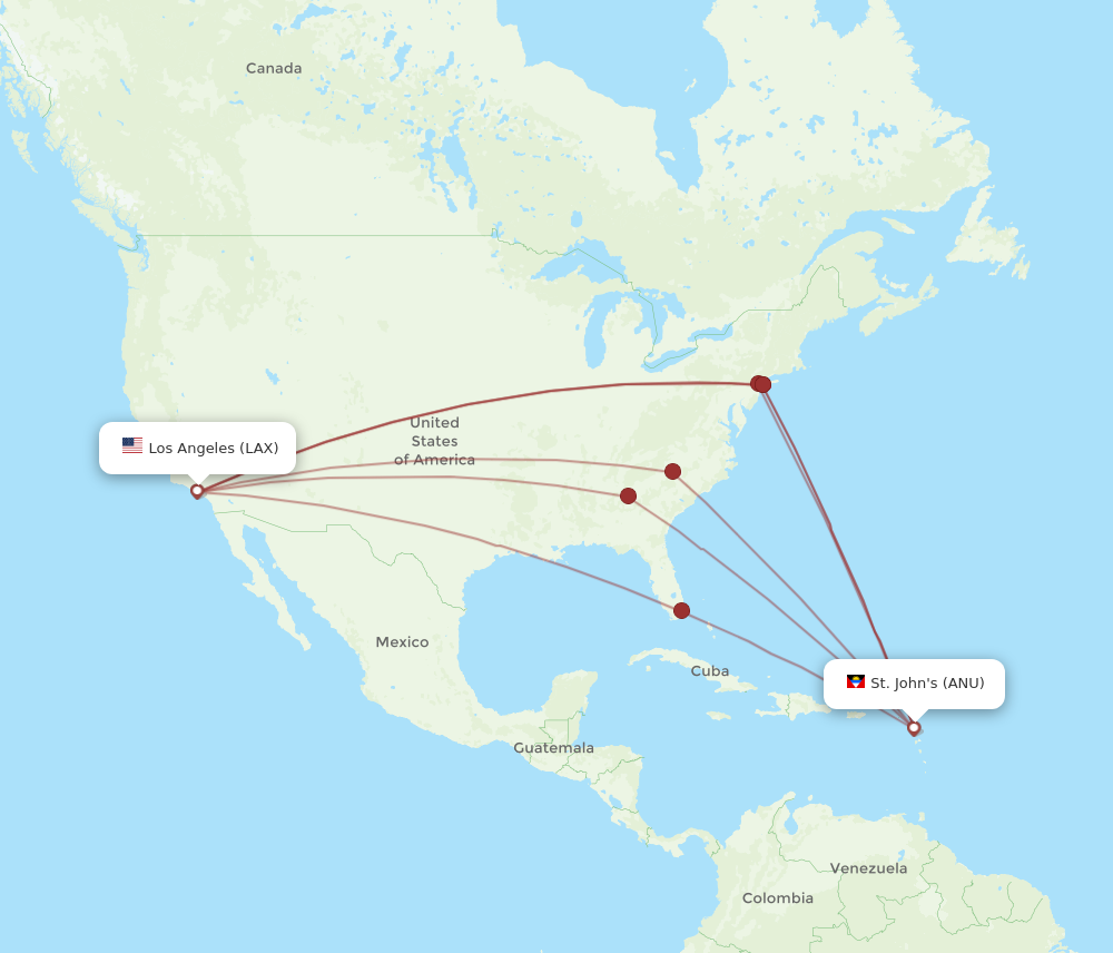 lax travel antigua