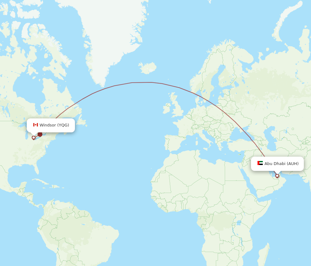 All Flight Routes From Abu Dhabi To Windsor Auh To Yqg Flight Routes 6697