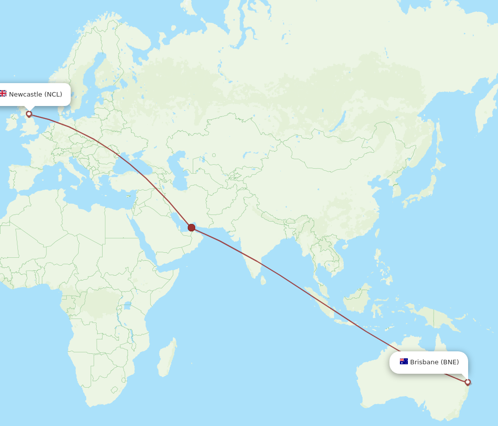 Flights from Brisbane to Newcastle BNE to NCL Flight Routes