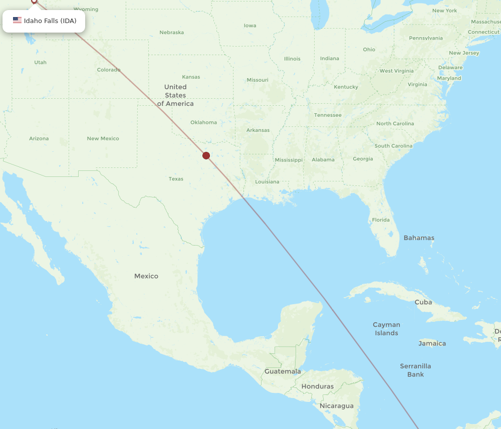 Flights from Bogota to Idaho Falls BOG to IDA Flight Routes