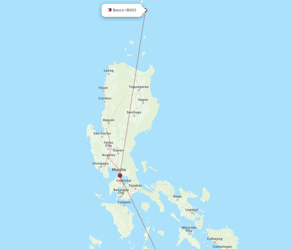 Flights From Bacolod To Basco Bcd To Bso Flight Routes 1212