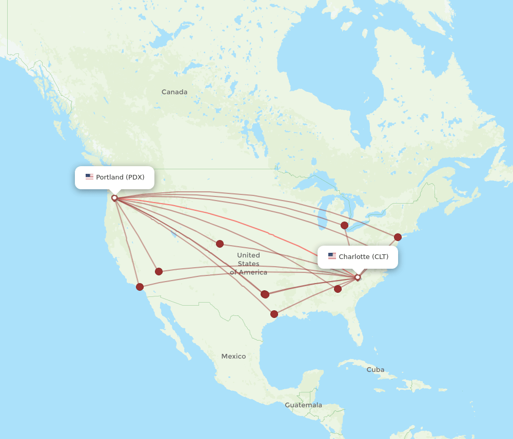 Portland To Charlotte Nc