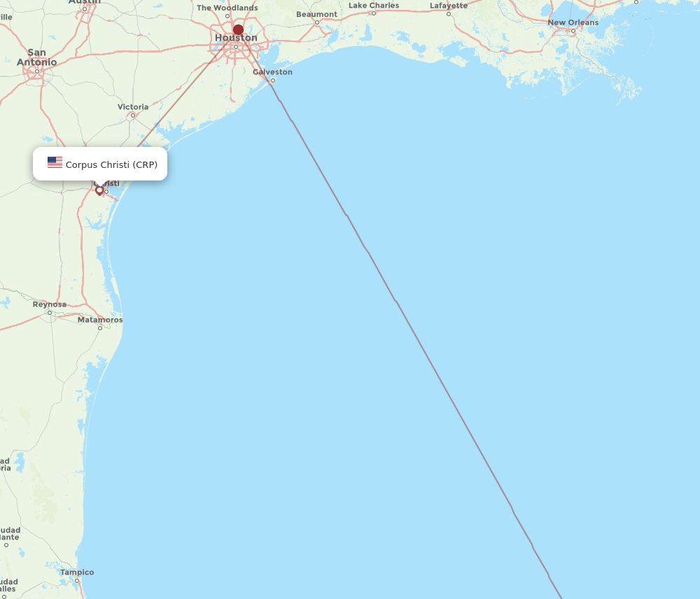 Flights from Corpus Christi to Merida CRP to MID Flight Routes