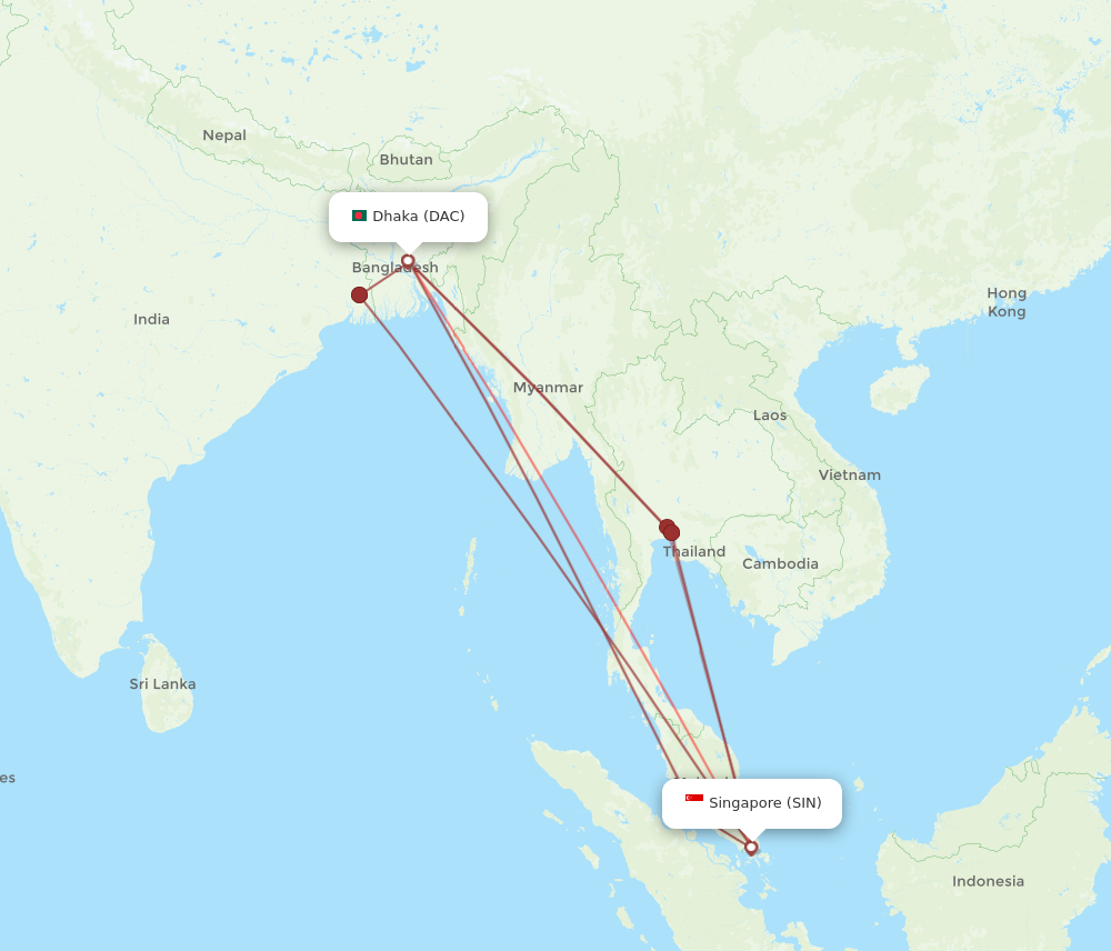 All Flight Routes From Dhaka To Singapore Dac To Sin Flight Routes 0324