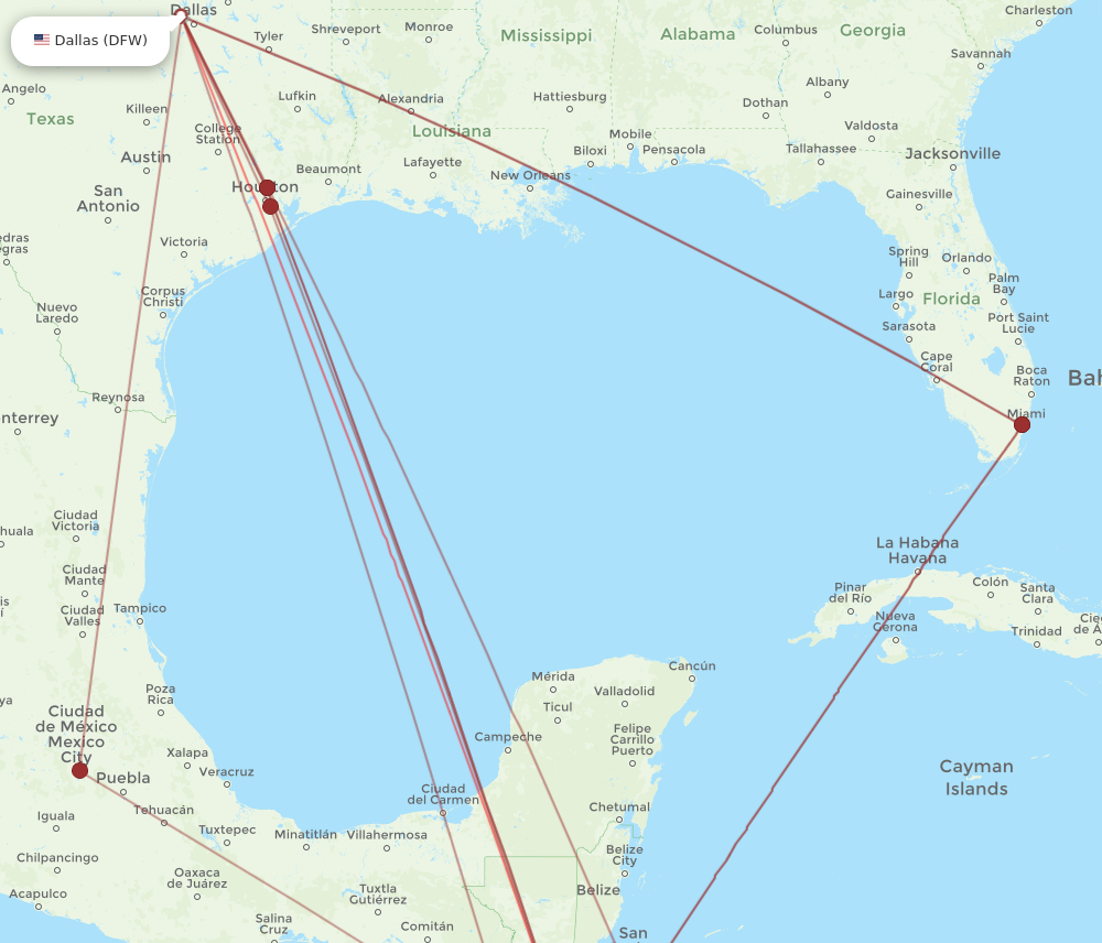 Flights from Dallas to San Salvador DFW to SAL Flight Routes