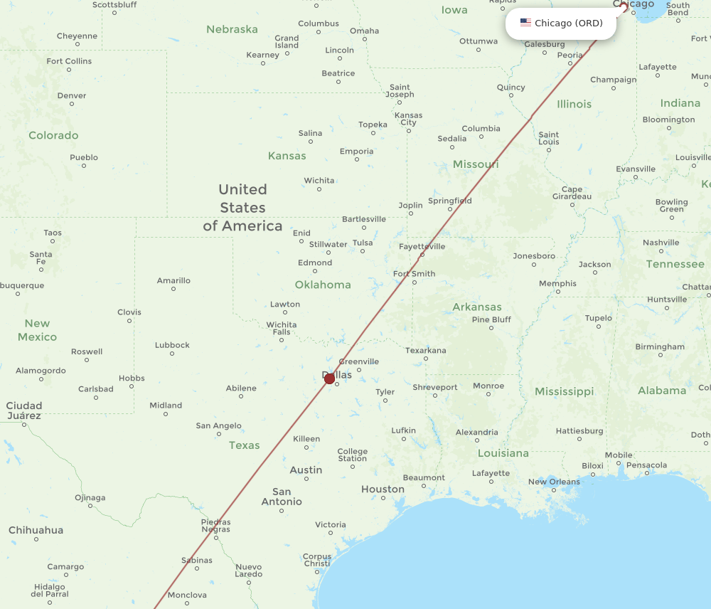 Flights from Durango to Chicago DGO to ORD Flight Routes