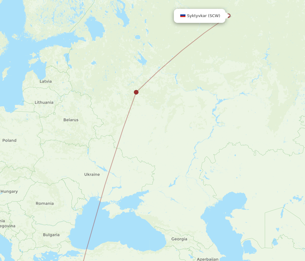 Flights from Dalaman to Syktyvkar, DLM to SCW - Flight Routes