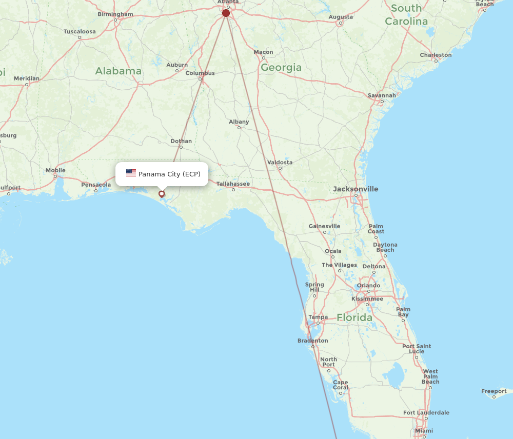 Flights from Panama City to Key West ECP to EYW Flight Routes