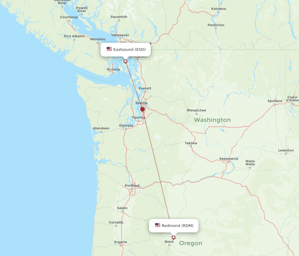 Flights From Eastsound To Redmond Esd To Rdm Flight Routes 0598