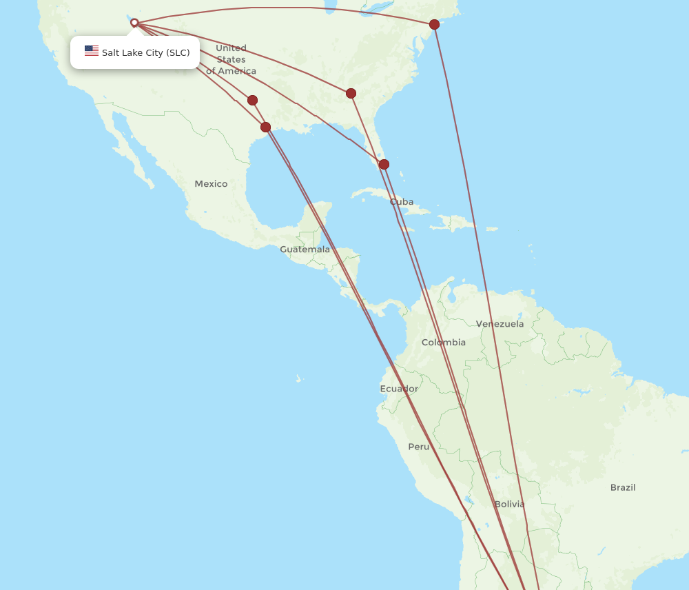 All Flight Routes From Buenos Aires To Salt Lake City Eze To Slc Flight Routes 5503