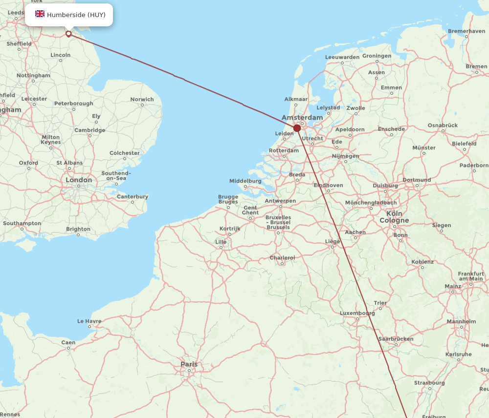 Flights from Humberside to Basel Switzerland Mulhouse HUY to BSL