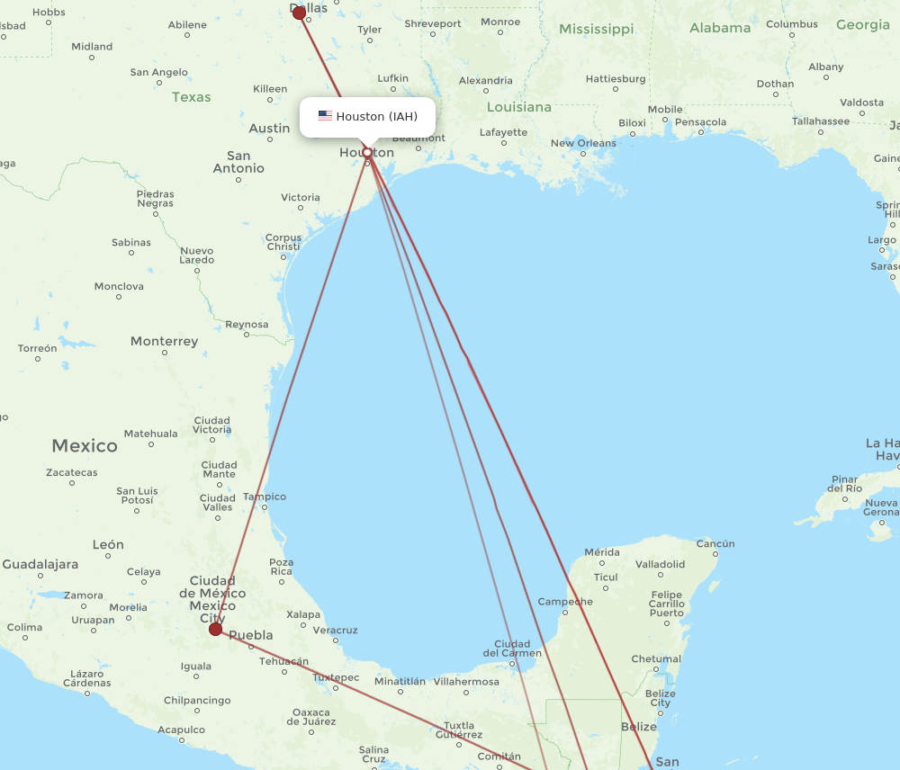 Flights from Houston to Comayagua IAH to XPL Flight Routes