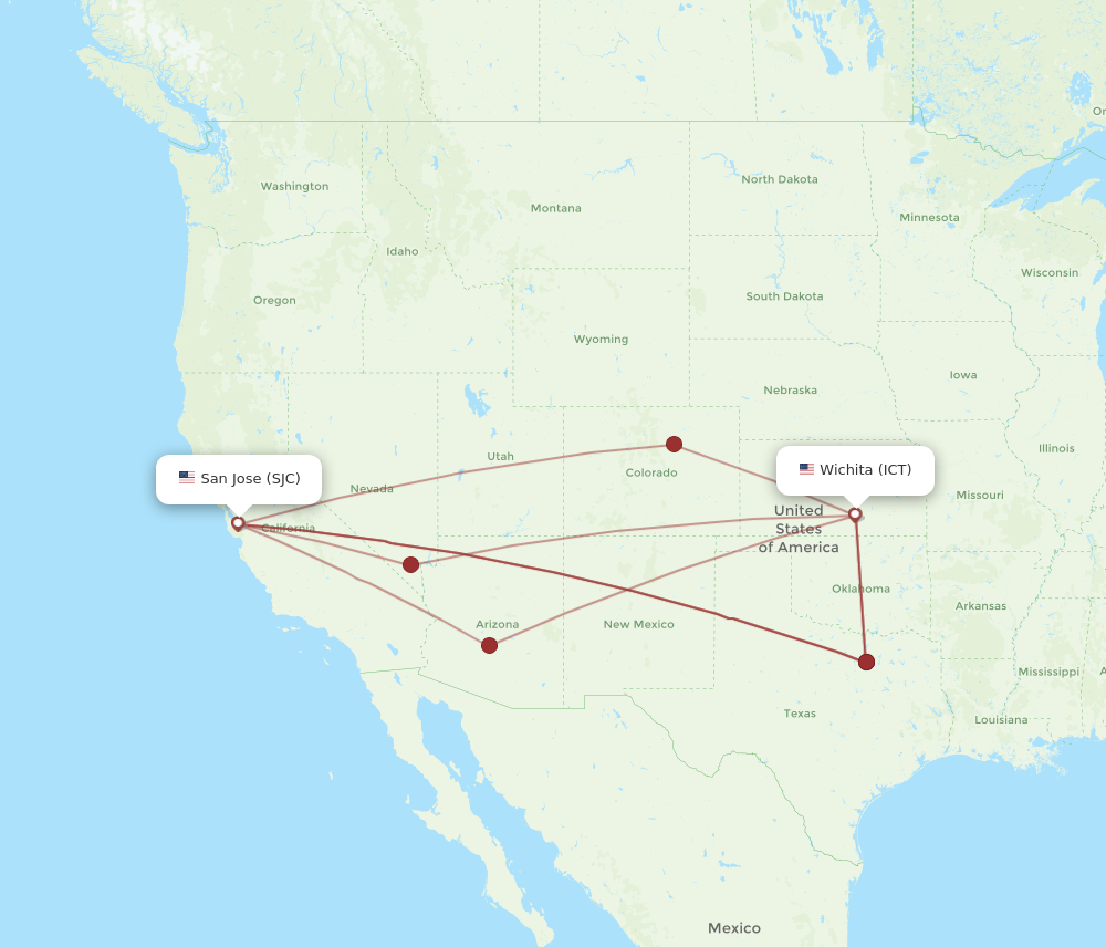 Wichita To San Jose