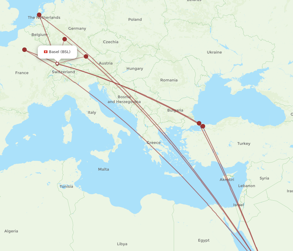 Flights from Jeddah to Basel Switzerland Mulhouse JED to BSL