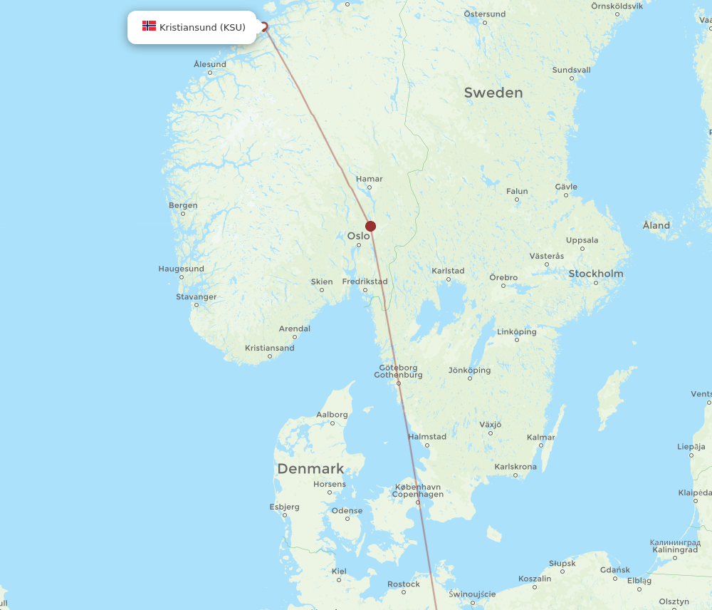 Flights from Kristiansund to Berlin KSU to BER Flight Routes