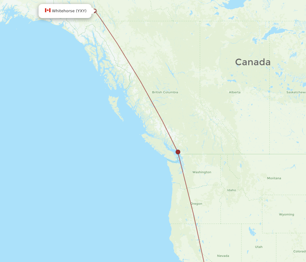 Flights from Los Angeles to Whitehorse LAX to YXY Flight Routes