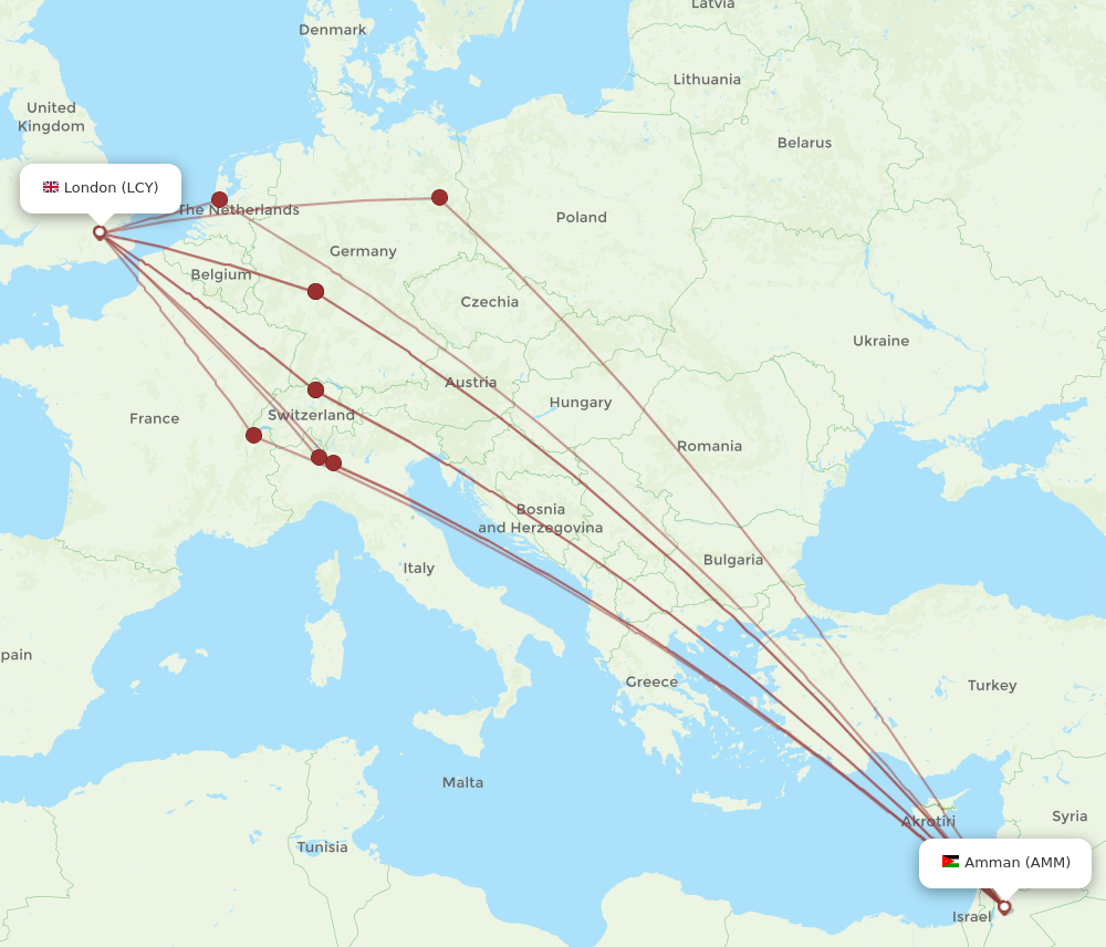 Flights uk to sales amman jordan