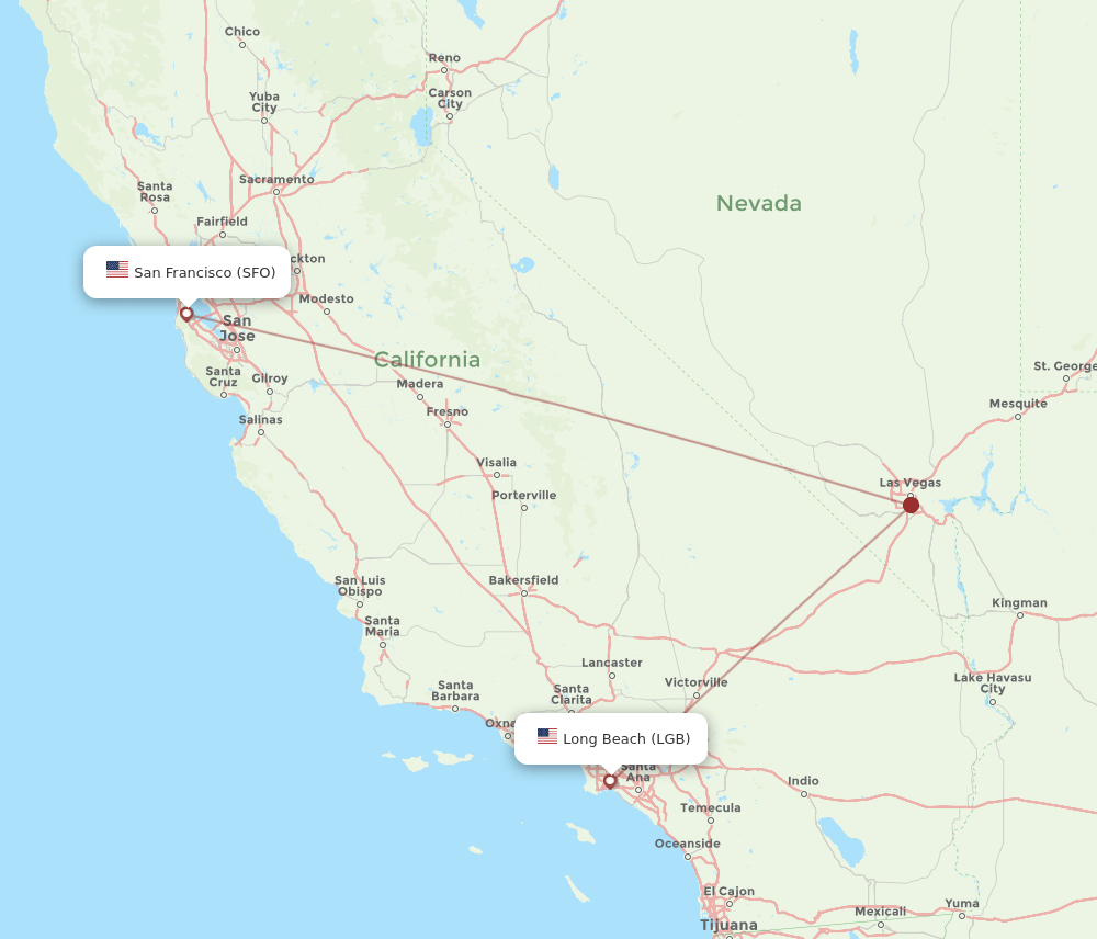 Long Beach To San Francisco