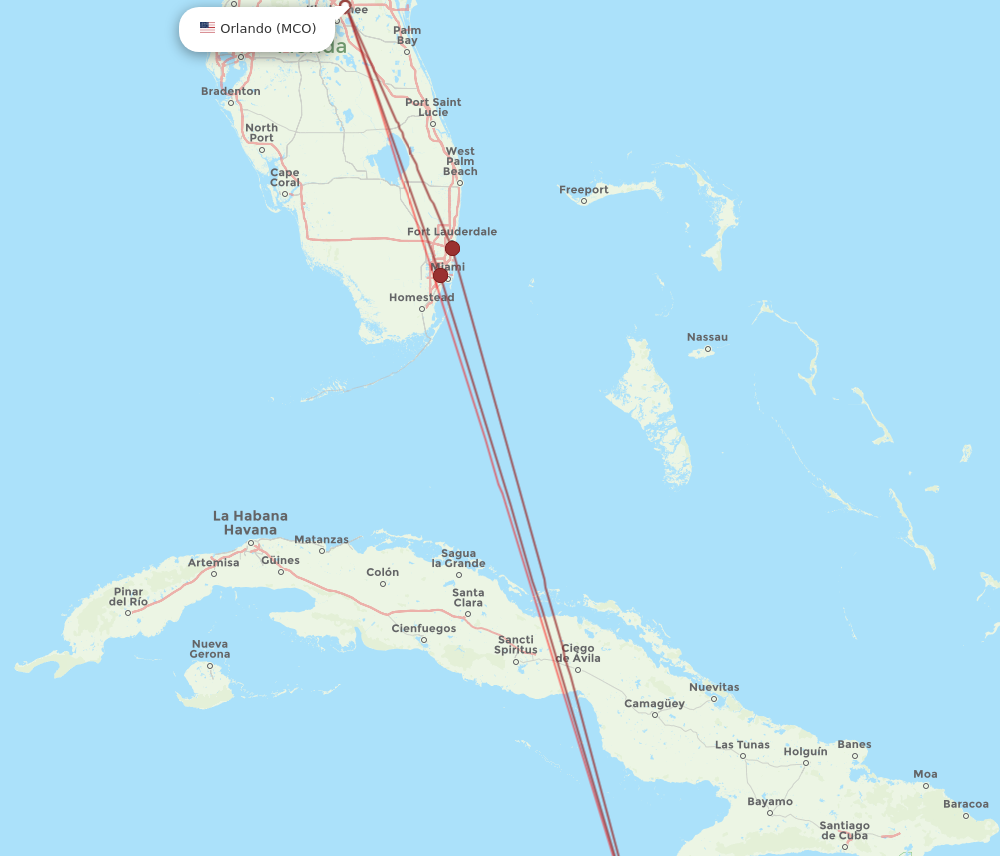 Flights from Orlando to Montego Bay MCO to MBJ Flight Routes