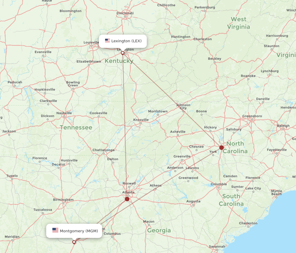 flights-from-montgomery-to-lexington-mgm-to-lex-flight-routes