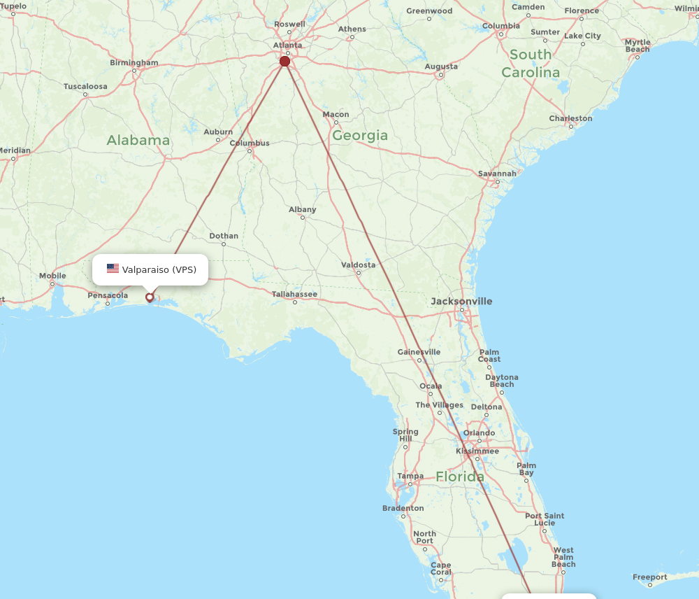 Flights from Miami to Fort Walton Beach MIA to VPS Flight Routes