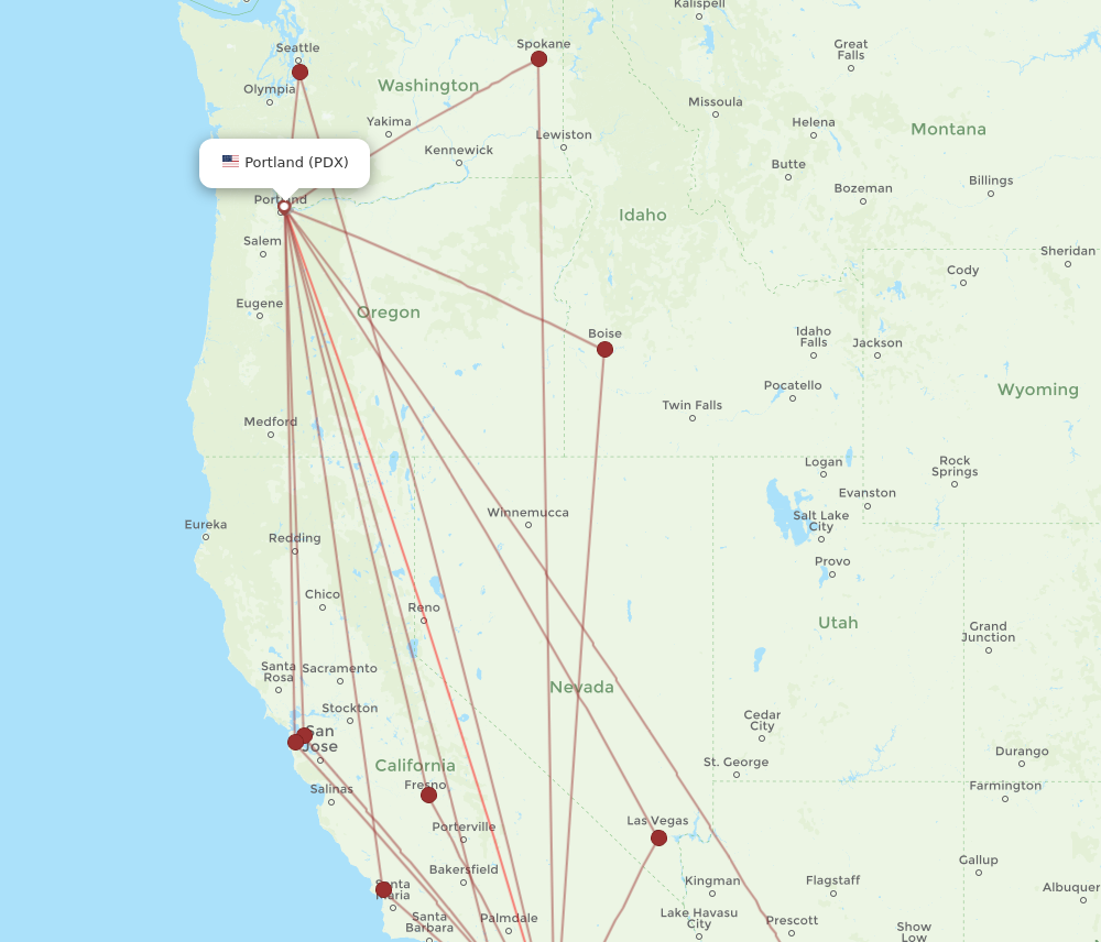 Flights from Portland to San Diego PDX to SAN Flight Routes