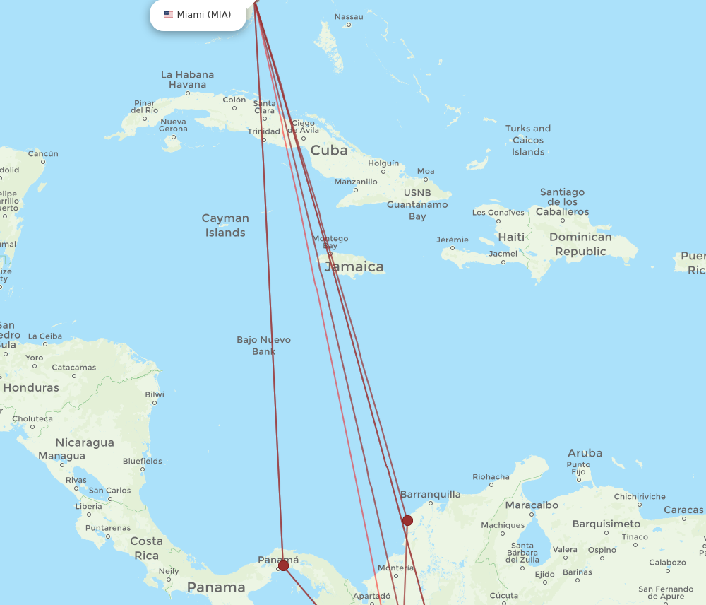 Miami To Pereira