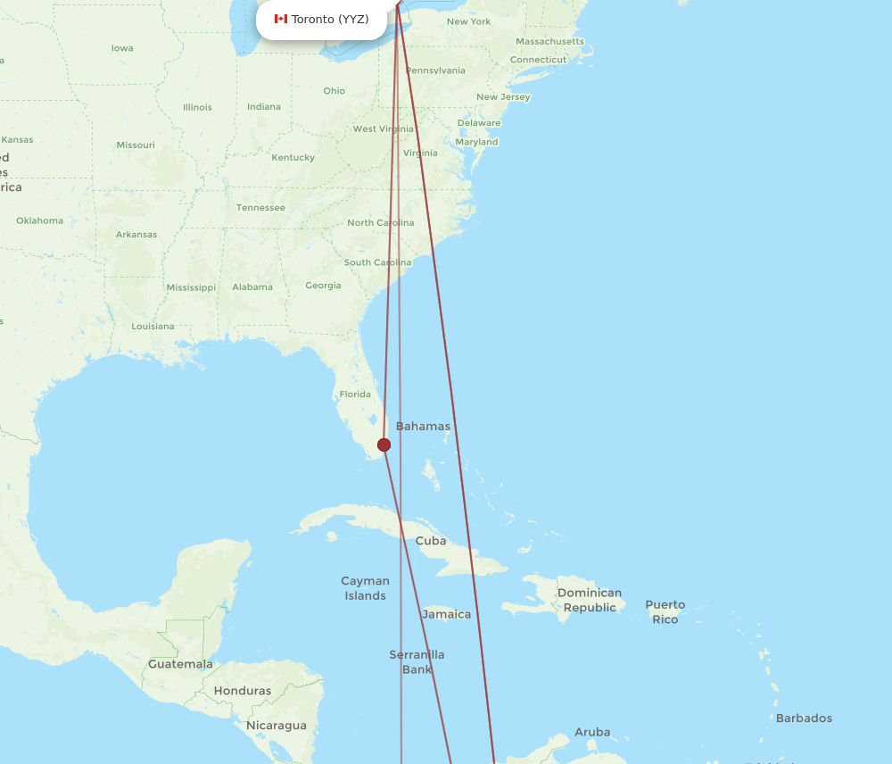 Flights from Toronto to Pereira YYZ to PEI Flight Routes