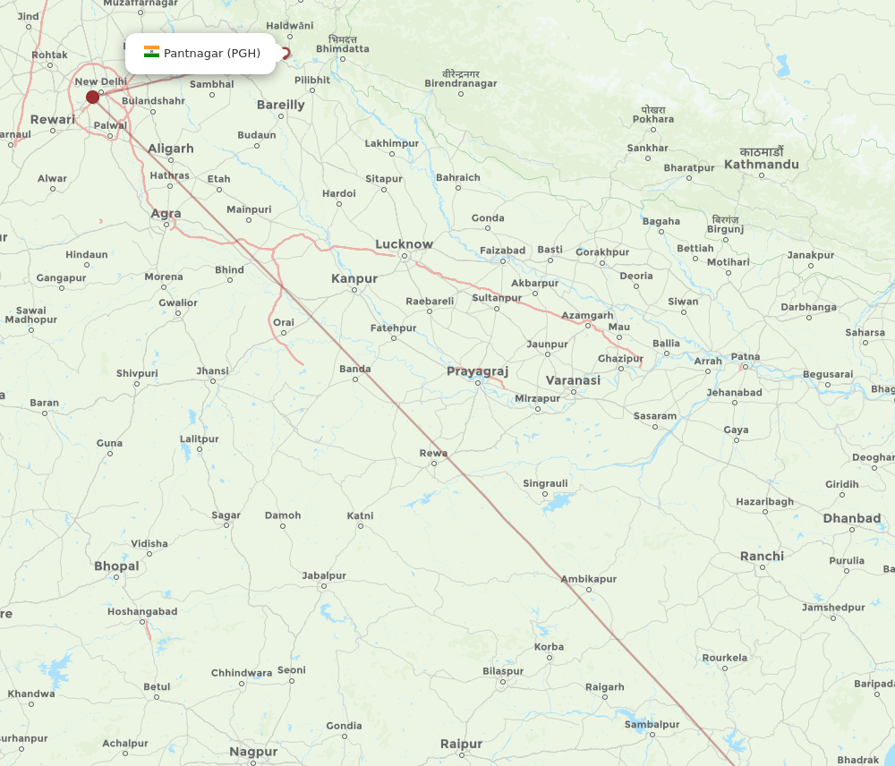 Flights From Pantnagar To Bhubaneswar, PGH To BBI - Flight Routes