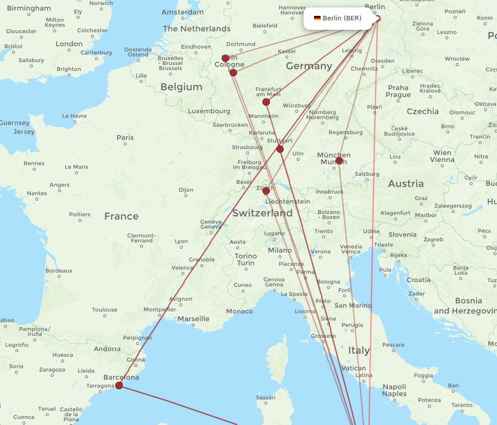 All Flight Routes From Palermo To Berlin Pmo To Ber Flight Routes 5249