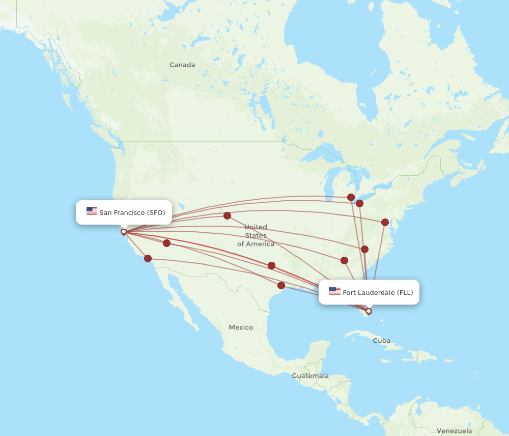 Flights from San Francisco to Fort Lauderdale SFO to FLL Flight