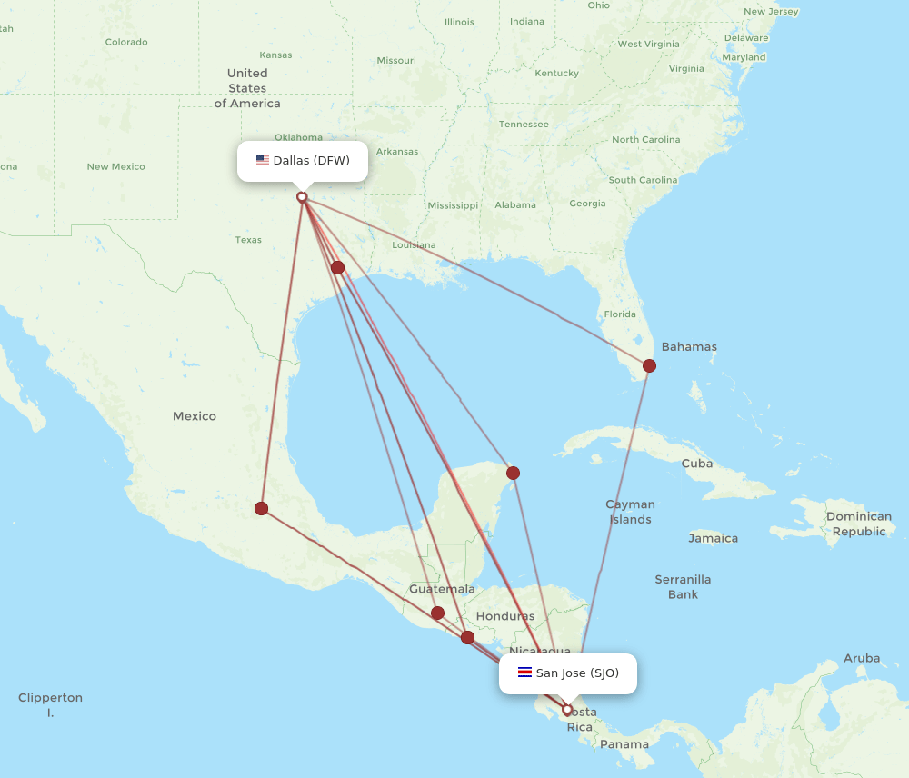 San Jose To Dallas Texas