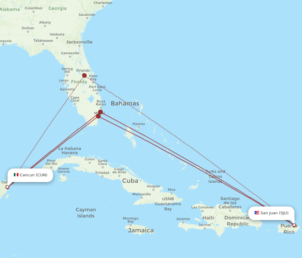 san jose to cancun google flights