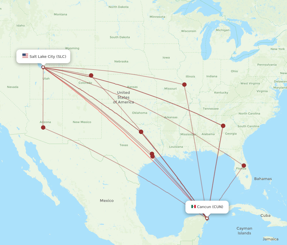 google flights slc to cancun