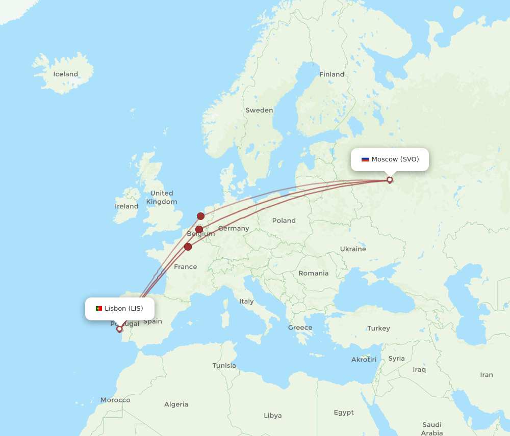 Дешевые авиабилеты Москва — Лиссабон на Авиасейлс