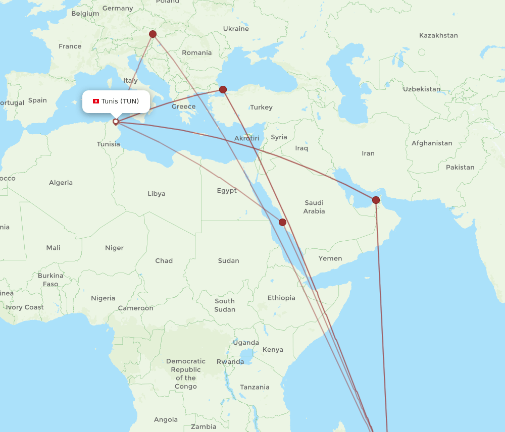 All Flight Routes From Tunis To Mauritius Tun To Mru Flight Routes 0781