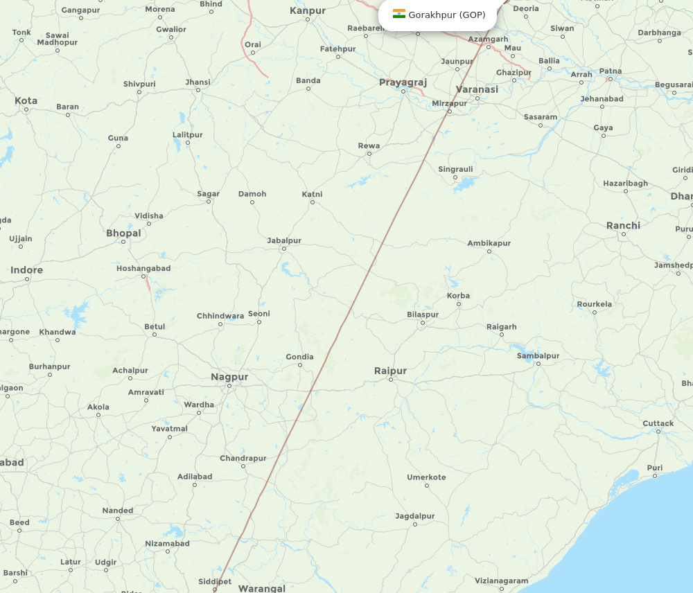 Flights From Vijayawada To Gorakhpur Vga To Gop Flight Routes 3063