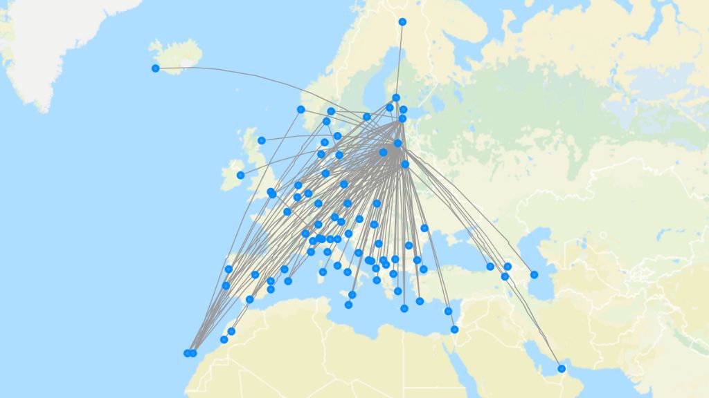 Air Baltic routes 2024 – interactive map with all flights - Flight Routes